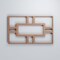 Ekena Millwork Extra Small Hastings Decorative Fretwork Wood Wall Panels, Wood, 4 7/8"W x 7 3/8"H x 3/8"T WALW08X08X0375HASMF - alternate 6